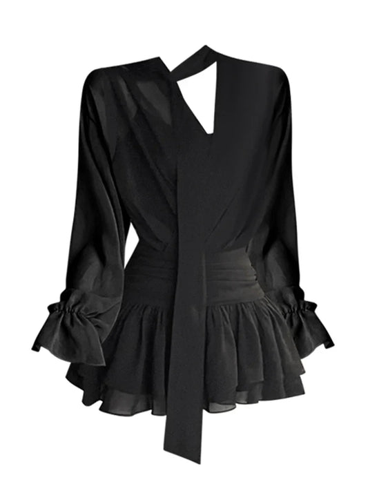 Classic Long Sleeve Dress Black