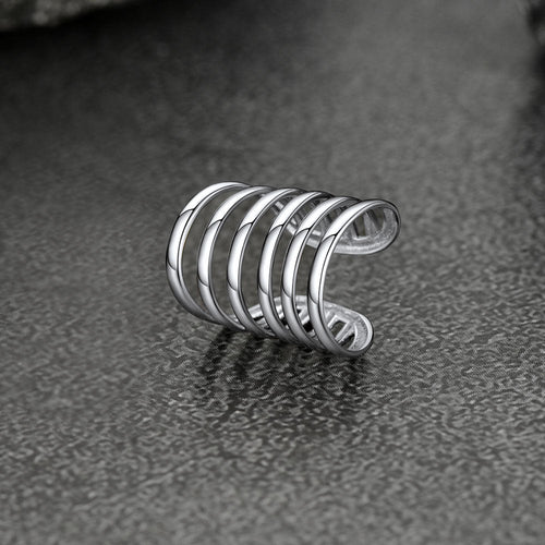 925 Sterling Silver Ear Clip Cuff Cartilage Wrap Earrings 1pc
