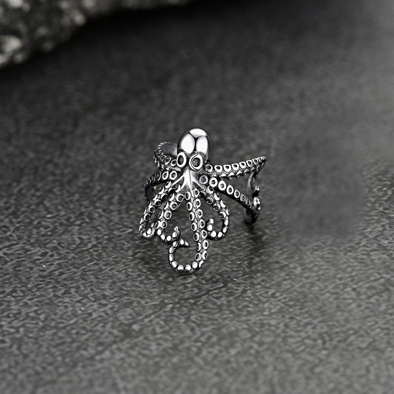 Sterling Silver Octopus Ear Cuff Earring for 1pc