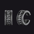 Viking Runes Ear Cuff Clip-on Earrings for