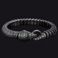 Viking Snake J��rmungandr Bracelet Stainless Steel Bangle Bracelet