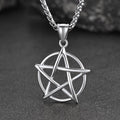 Tetragrammaton Pentagram Necklace for