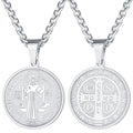 Christian St. Benedict Medal Necklace for