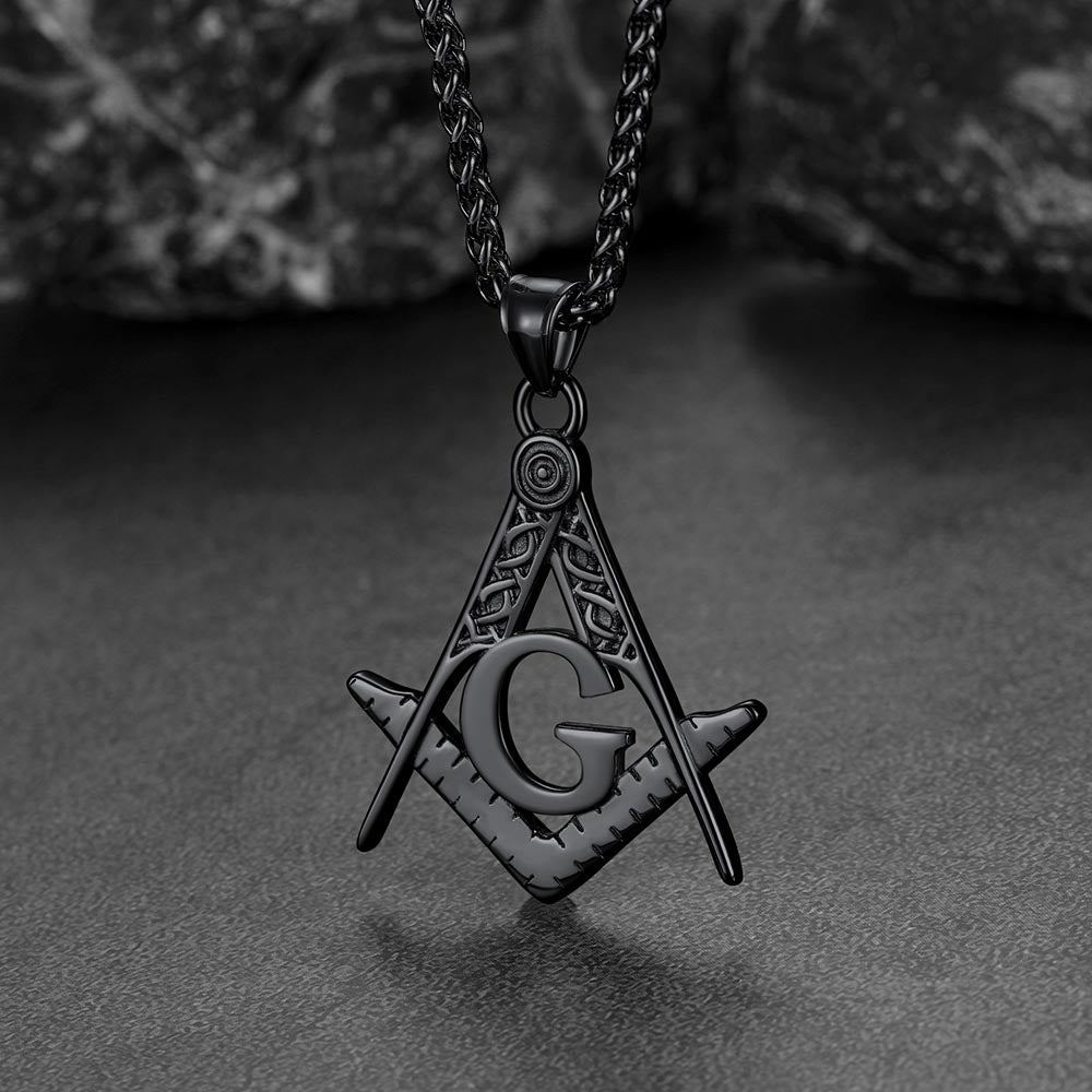 Classic Masonic Pendant Necklace for Freemason