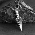 Viking Odin Gungnir Sword Necklace With Runes for