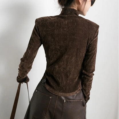 Velvet Top Brown
