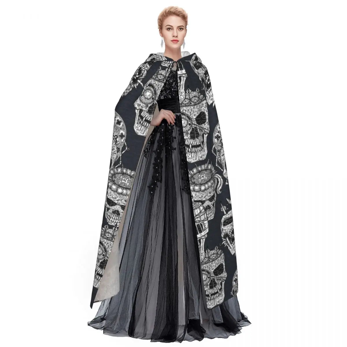 Skull Cloak Black