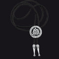 Viking Valknut Bolo Tie for