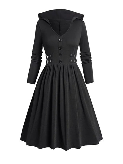 Gothic Hooded Dress