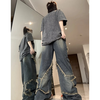 Wide-leg Jeans