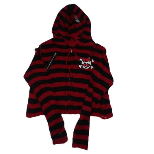 Knitted Skull Hoodie