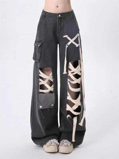 Denim Baggy Pants
