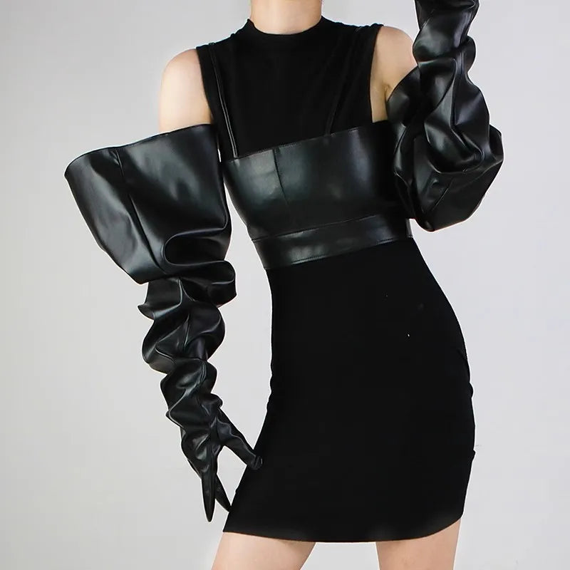 Leather Gloves Black