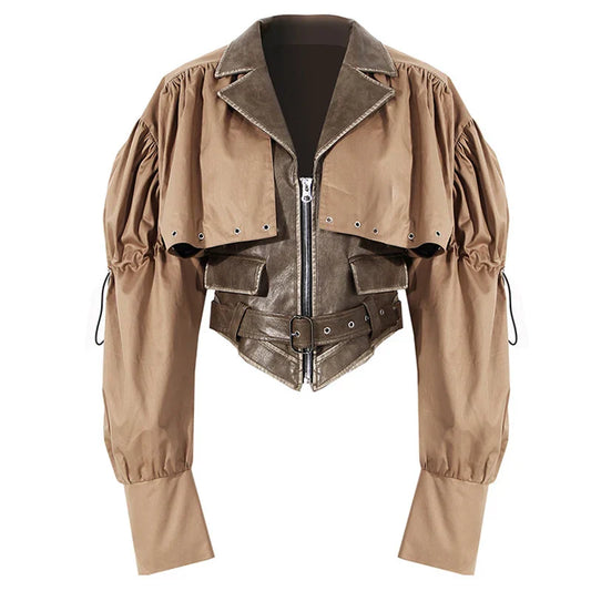 Faux Leather Jacket
