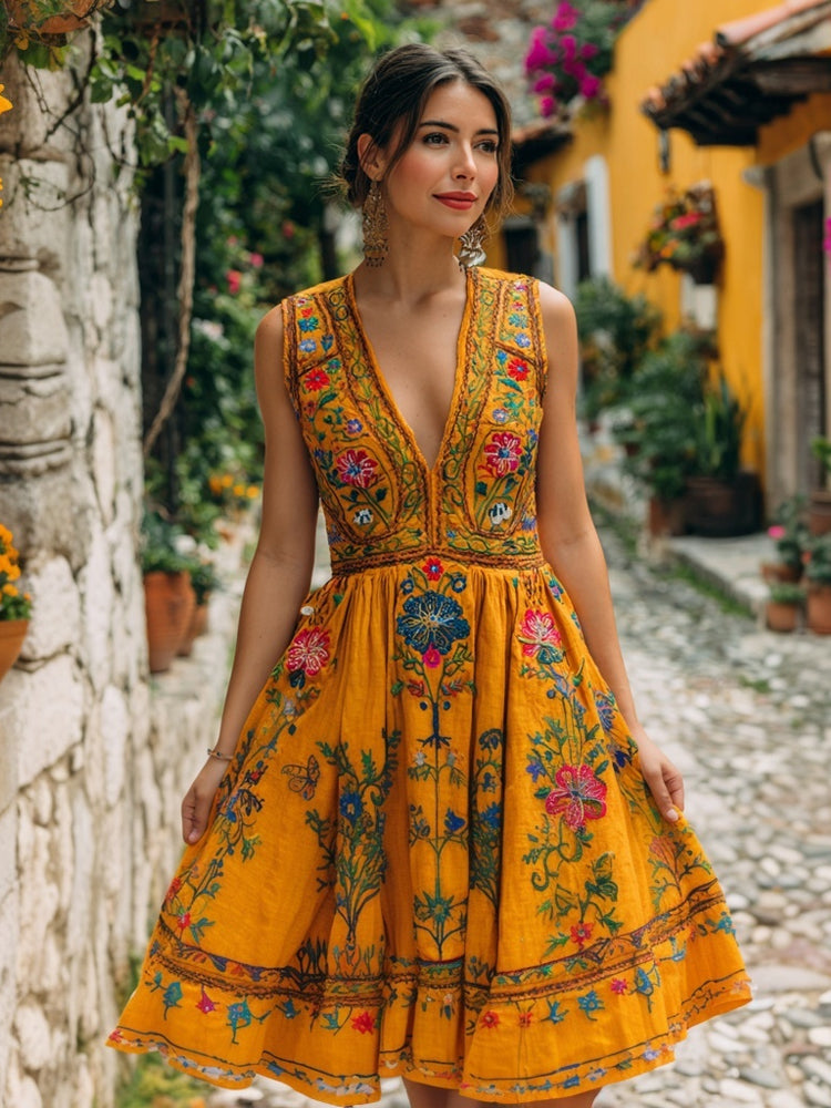 Classic Vintage Dress with a Flattering Fit