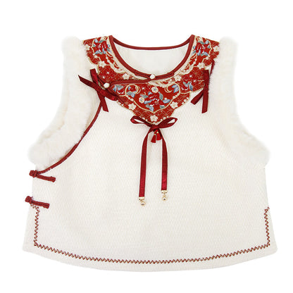 Black Tea Snow Chinese-style Dress Set