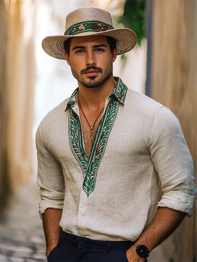 Subtly Elegant Shirt with a Refined Vintage Look