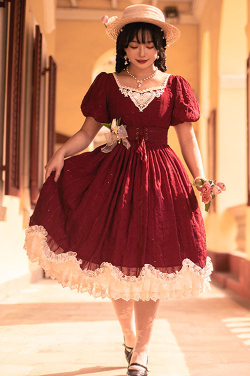 Classic Vintage Dress with a Flattering Fit