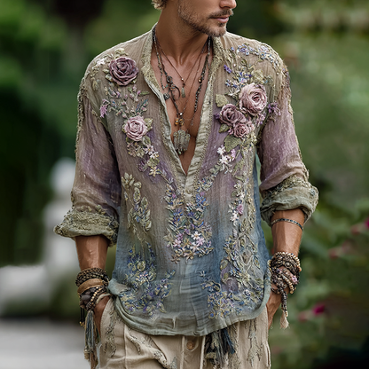 Subtly Elegant Shirt with a Refined Vintage Look