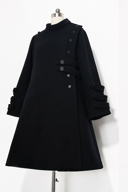 Classic Vintage Coat with a Flattering Fit