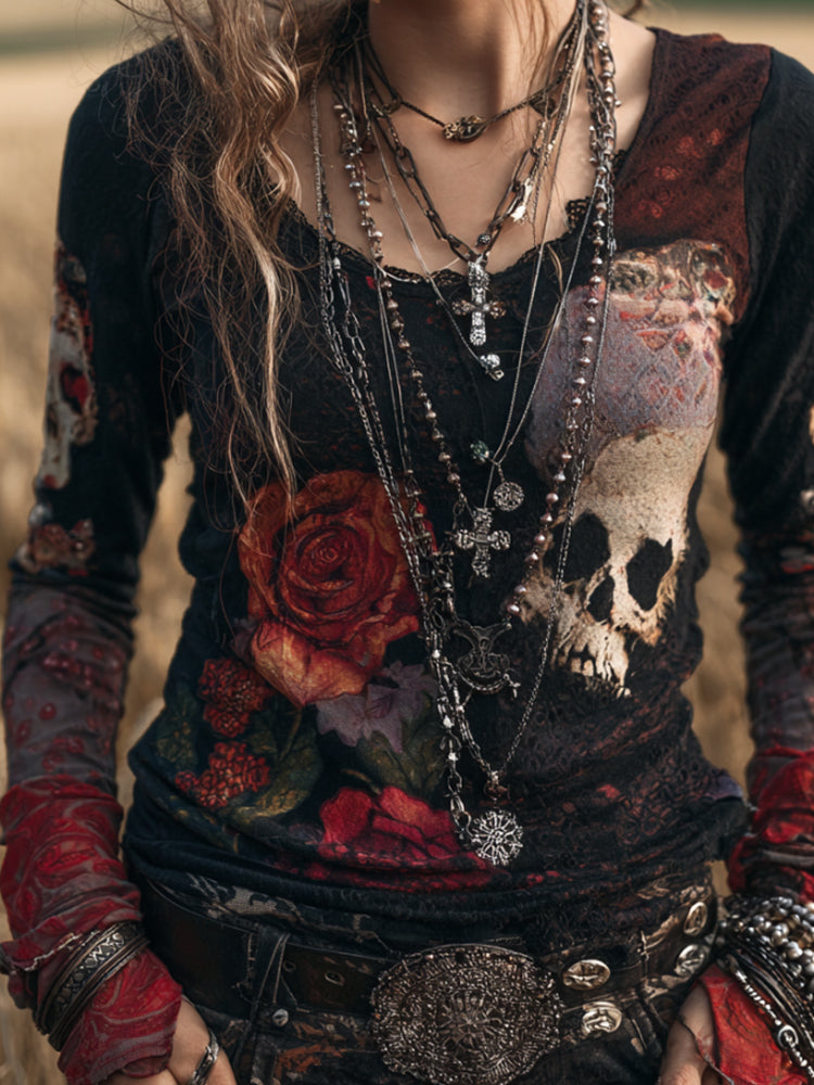 Finely Styled Top with a Classic Vintage Look