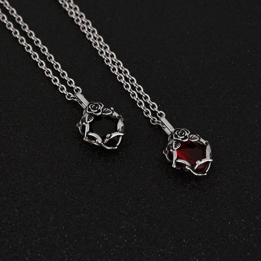 Twilight Rose Necklace