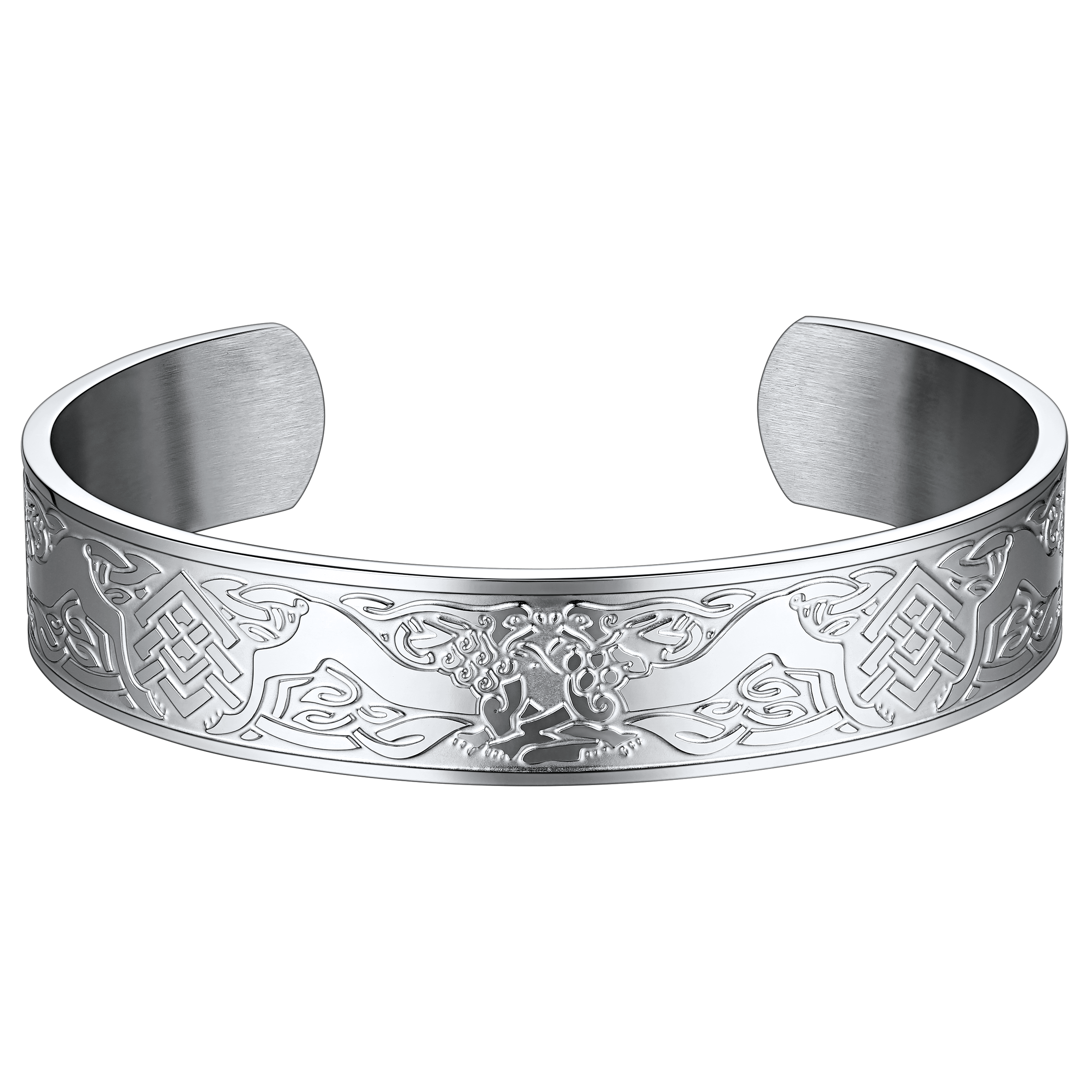 Custom Celtic Knot Cuff Bracelet Bangle for