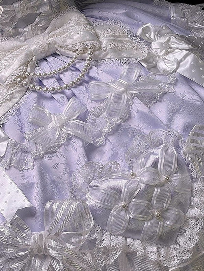 [pre-order Deadline: April 3] Pure Sweet Rose Fantasy Tiered Lolita Dress