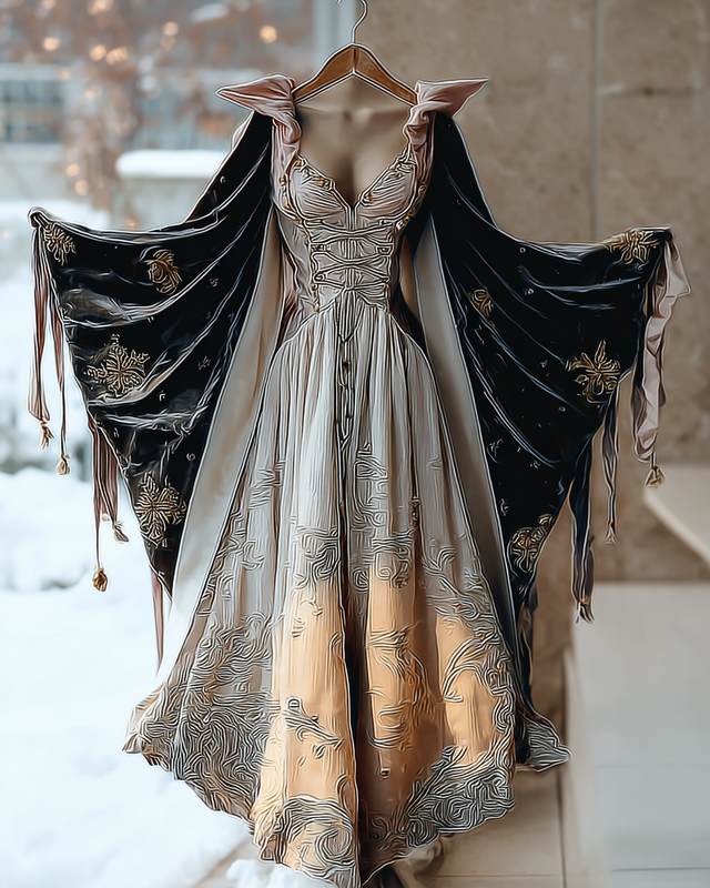 Subtly Elegant Dress with a Refined Vintage Look