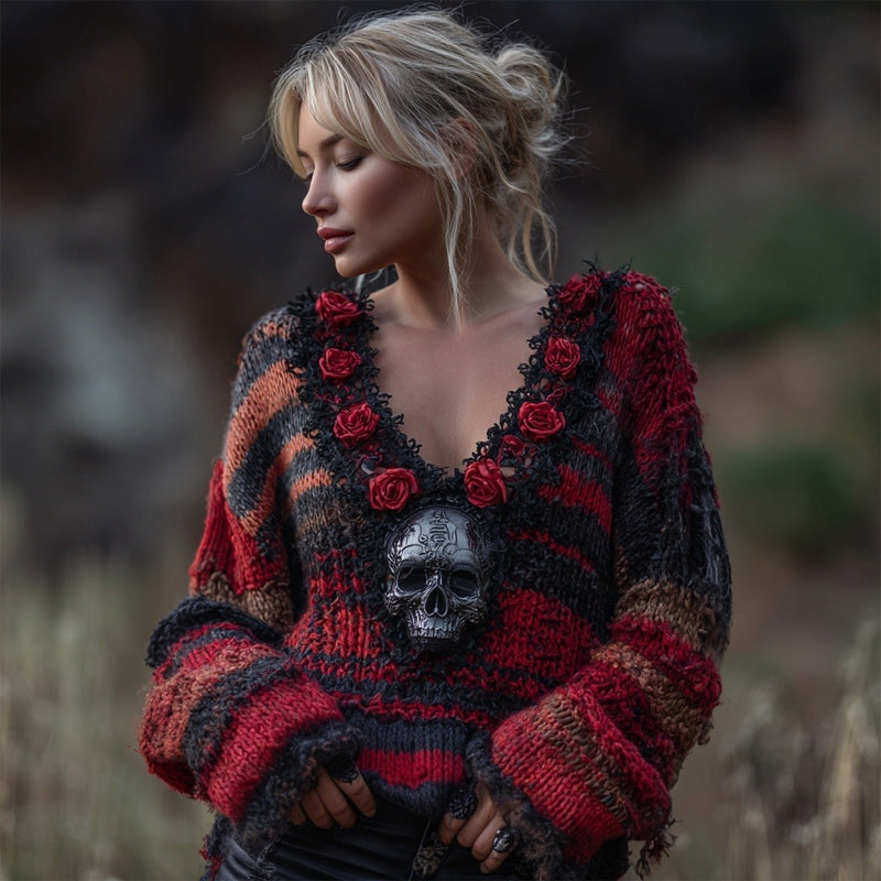 Subtly Elegant Sweater with a Refined Vintage Look