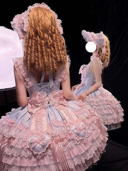 [pre-order Deadline: April 3] Pure Sweet Rose Fantasy Tiered Lolita Dress