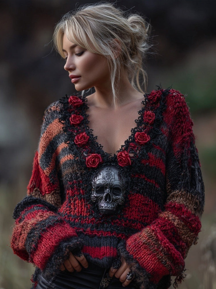Casually Elegant Sweater with a Refined Edge