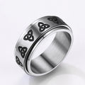 Celtic Knot Fidget Band Ring for Anxiety for