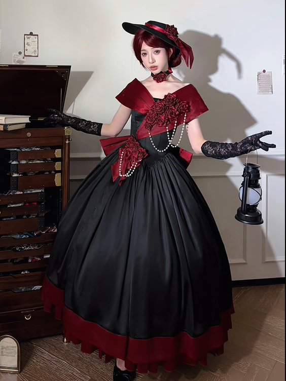 [pre-order Deadline: April 28] Gothic Rose Princess Series Hat + Accessories