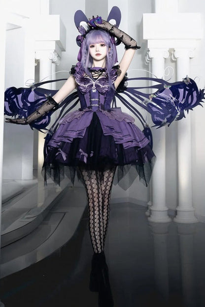 Magic Wand Butterfly Fairy Dress + Full Set + Accessories