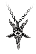 Baphomet Sigil Pendant With Goat Skull and Star