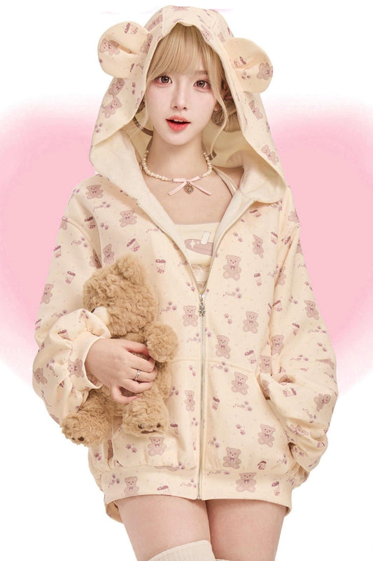 Coconut Print Halter Top + Pants + Jacket