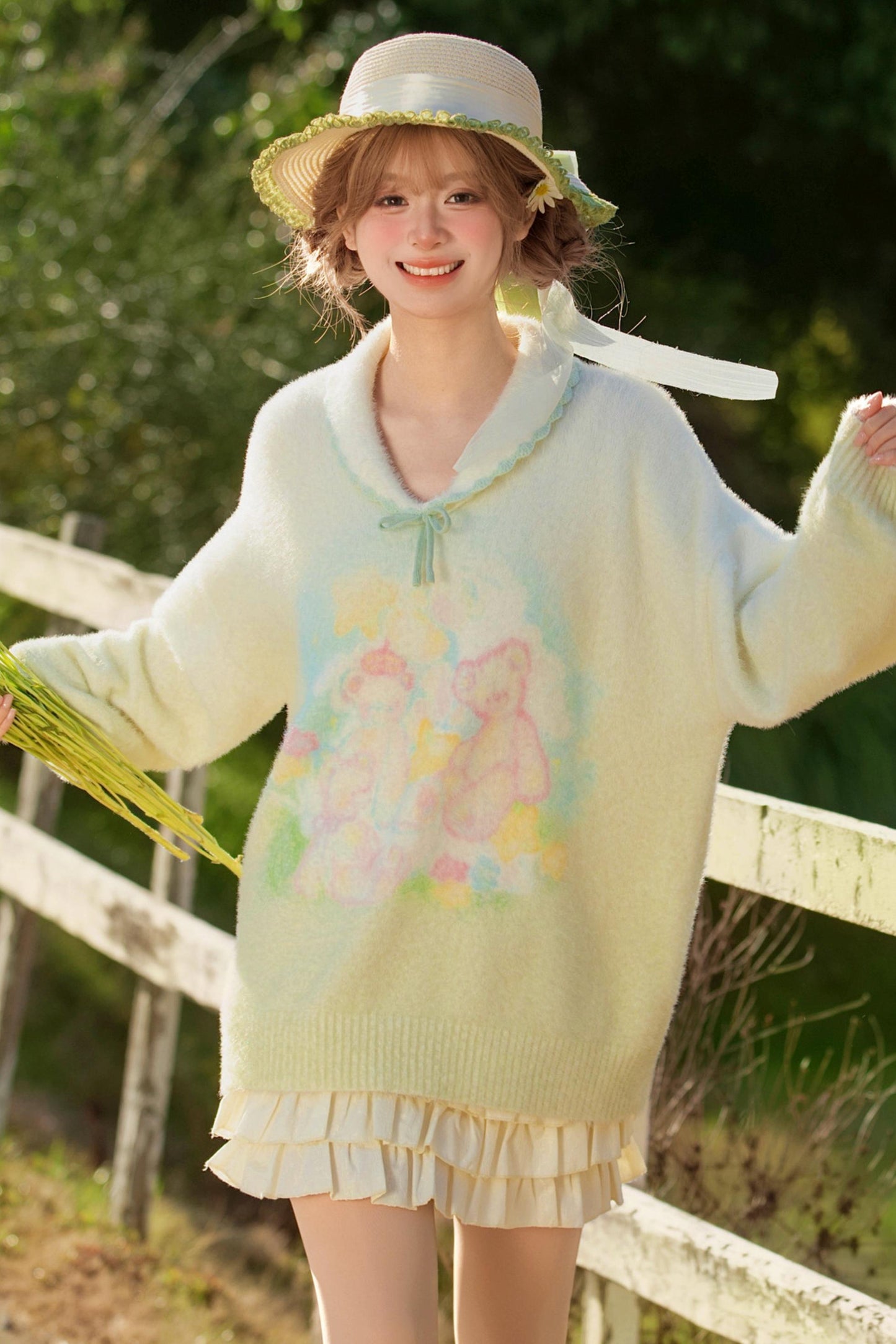 Sweet Bear Knit Sweater