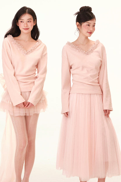French Sweet Skirt + Tops