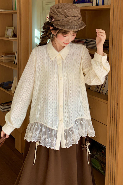 Lace Patchwork Blouse