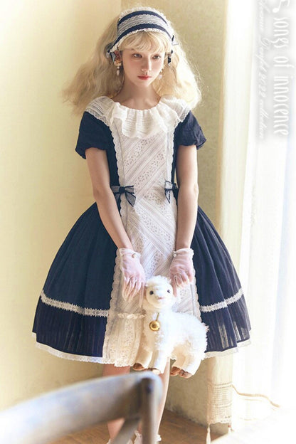 Lace Ribbon Maid Lolita Dress