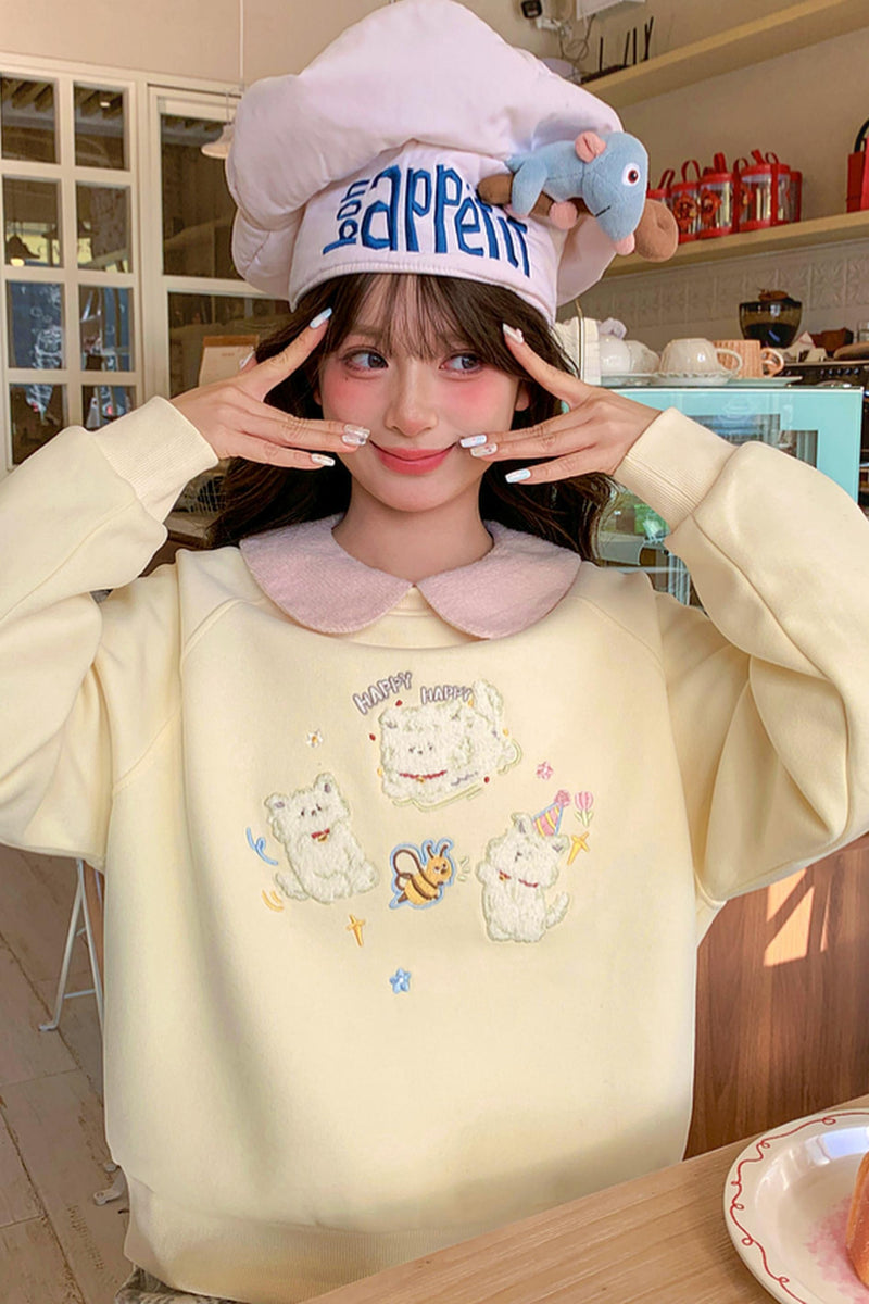 Sweet Dog Loose Sweatshirt
