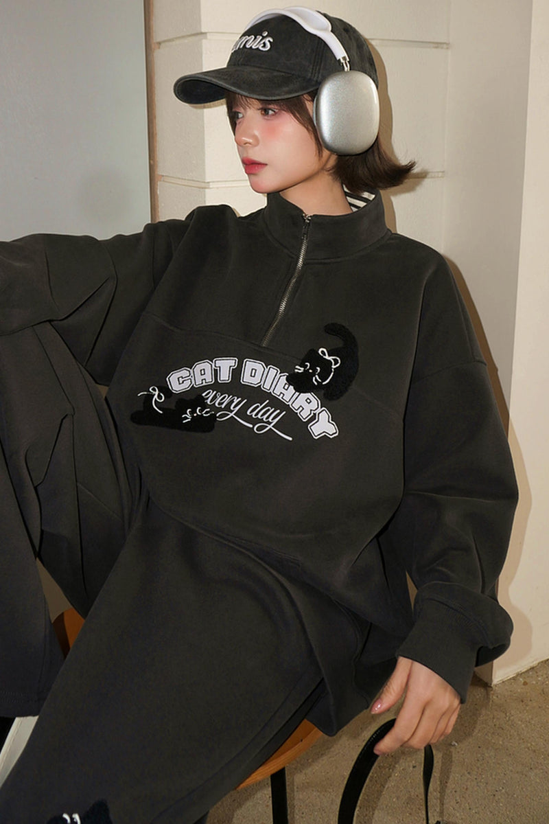 American Cat Letter Top + Pants
