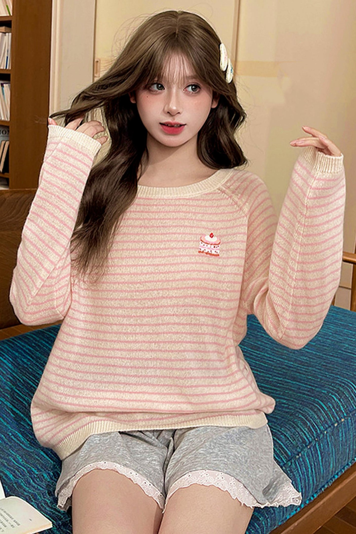 Sweet Cake Striped Top