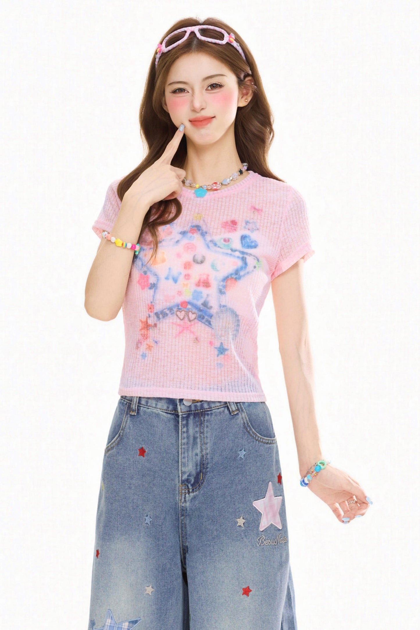Graffiti Slim Fit Top