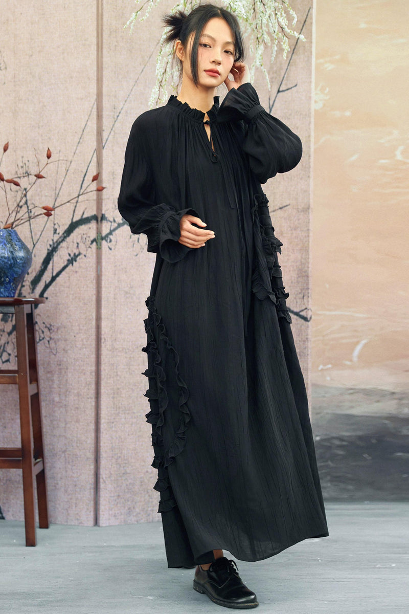 Mantic Black Long Dress