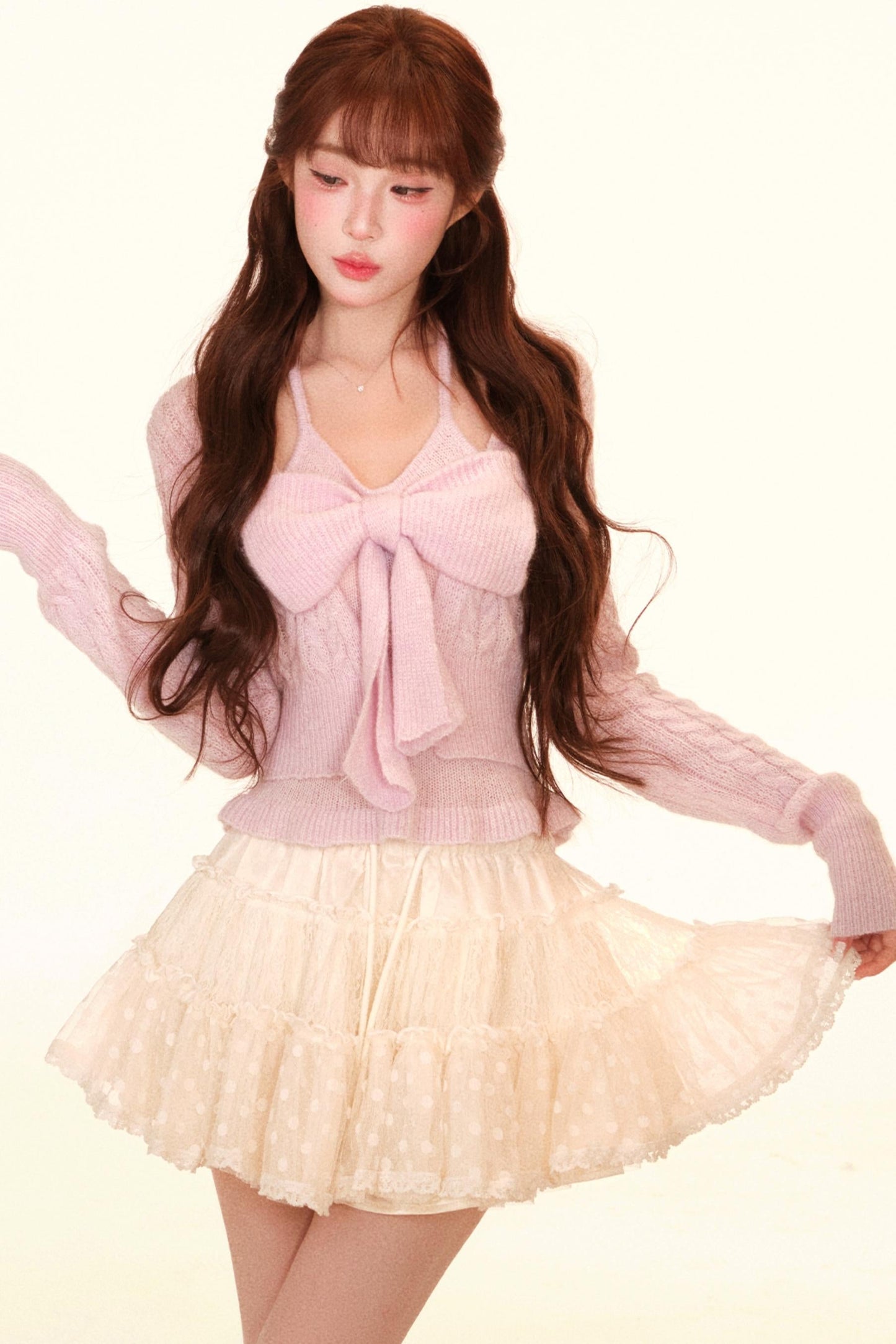 Ribbon Sweet Top + Puff Skirt