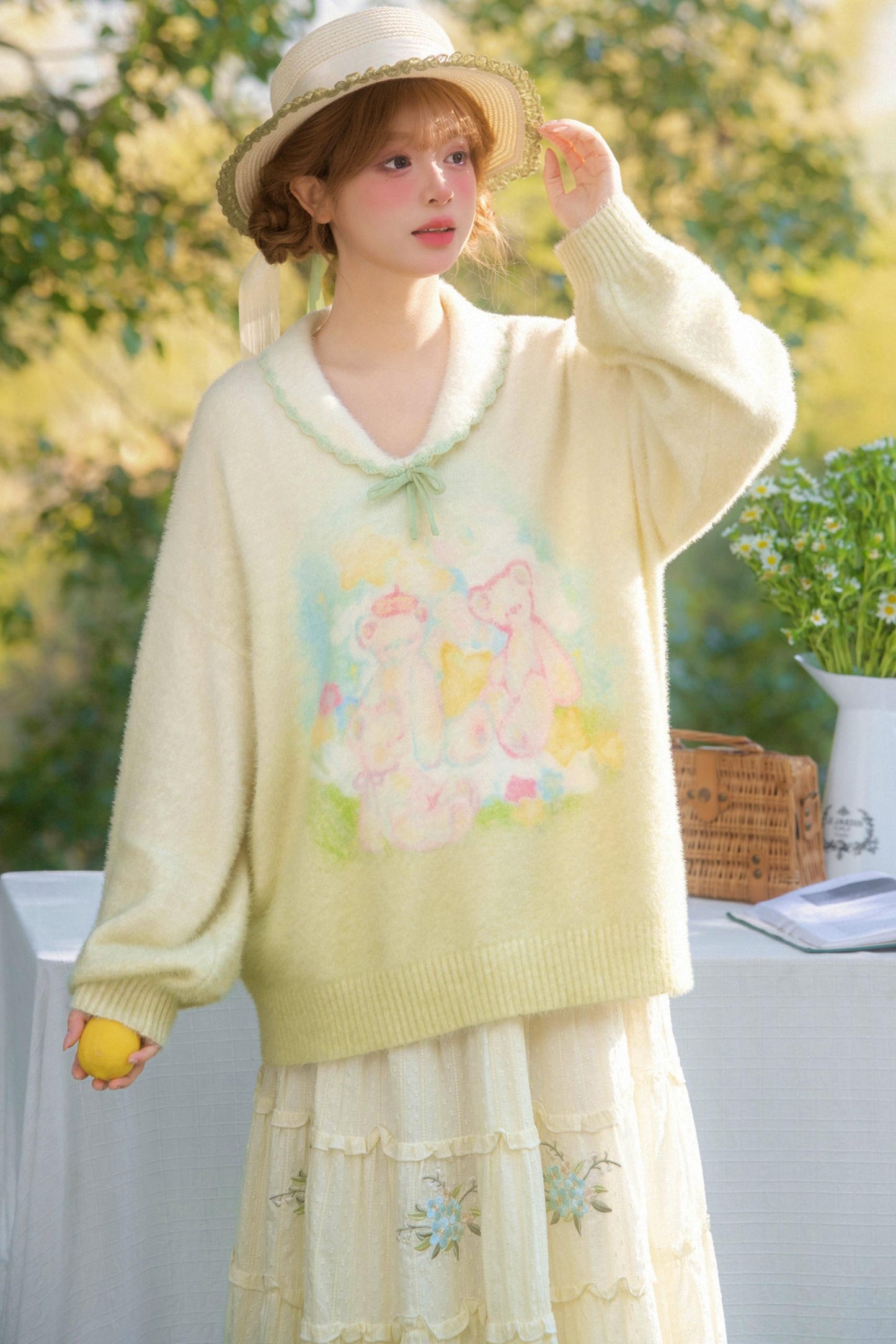 Sweet Bear Knit Sweater
