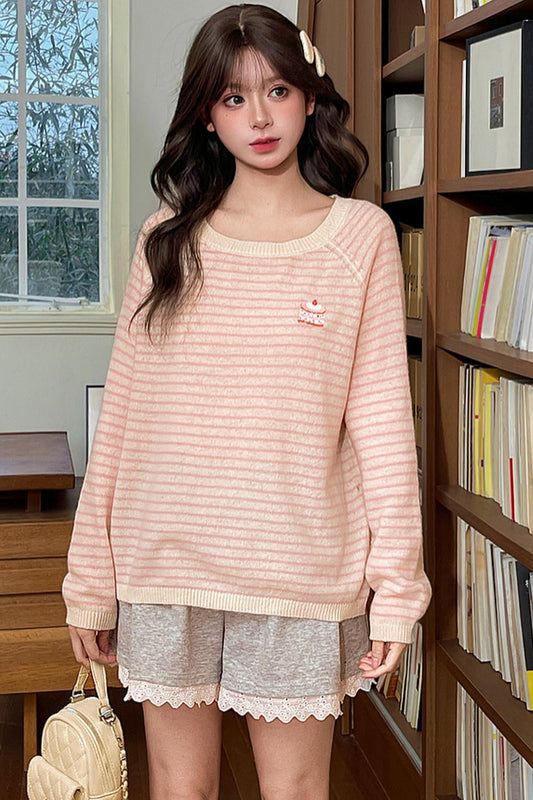 Sweet Cake Striped Top