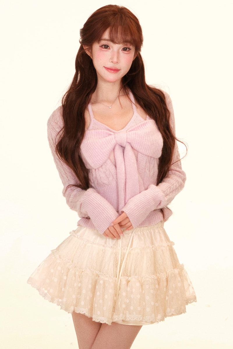 Ribbon Sweet Top + Puff Skirt